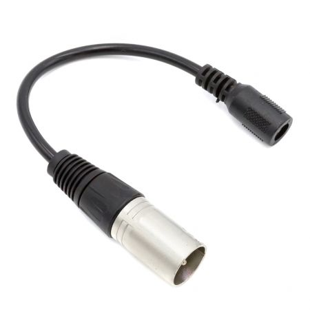 Įkrovimo jungties adapteris iš DC 2,1 mm x 5,5 mm į XLR 3 kontaktų