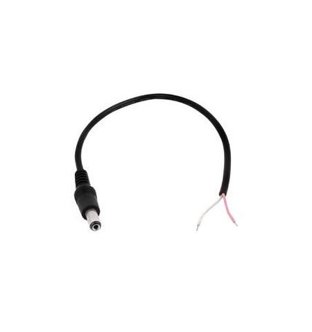 Kištukas DC5.5mm 2.1 su 15cm kabeliu