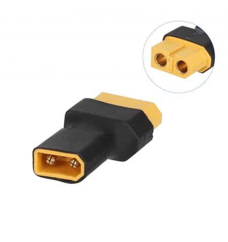 XT30 kištukas TĖTIS į XT60 kištuką MAMA, adapteris, keitiklis